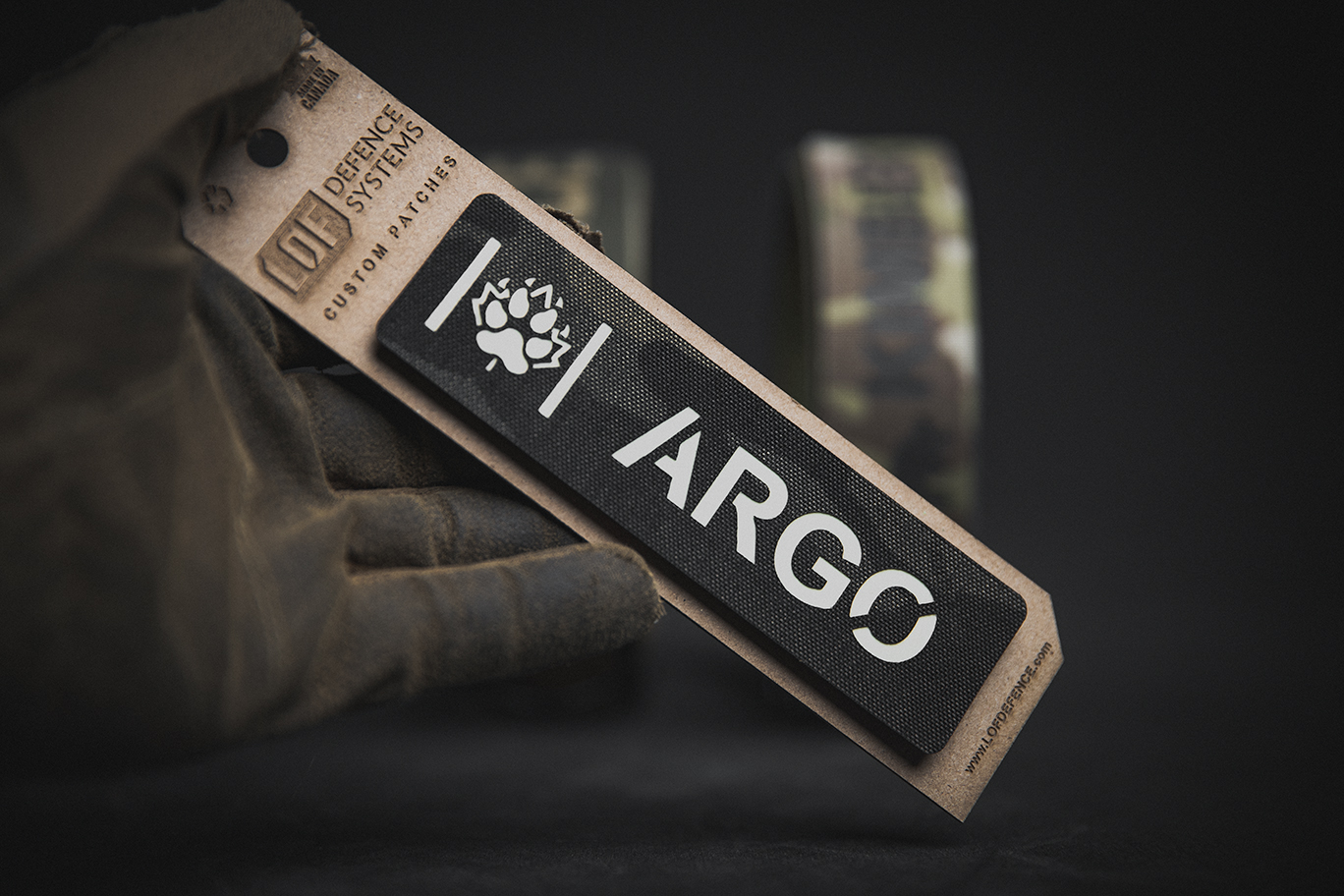 LOF Defence Custom K9 Name Patches