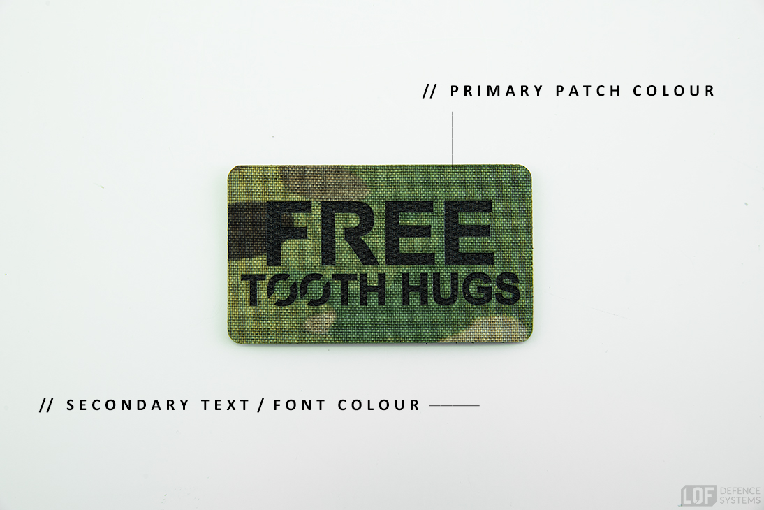Free Tooth Hugs Patch Layout in Multicam