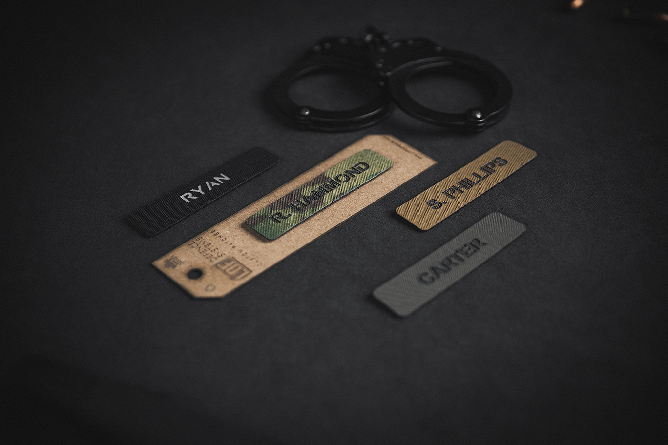 Custom Name Tag Patches for Police & Military