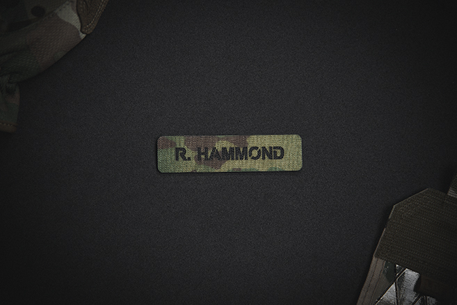 Custom Name Tag Patch - Multicam