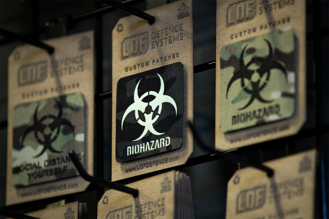 Biohazard Patches in Stock at LOF Showroom