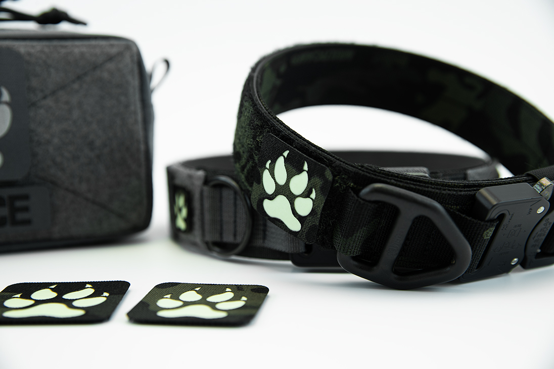 K9 Paw Patch attached to Sentry Collar