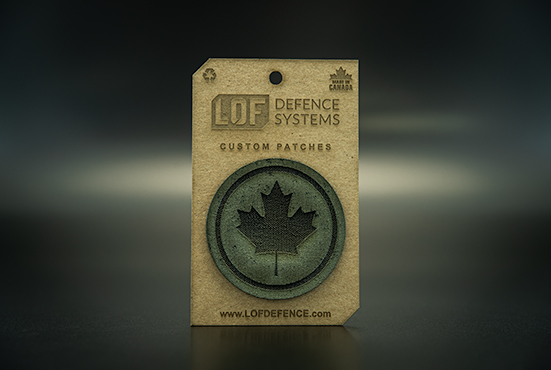 Battle Worn Maple Leaf Patch - Ranger Green