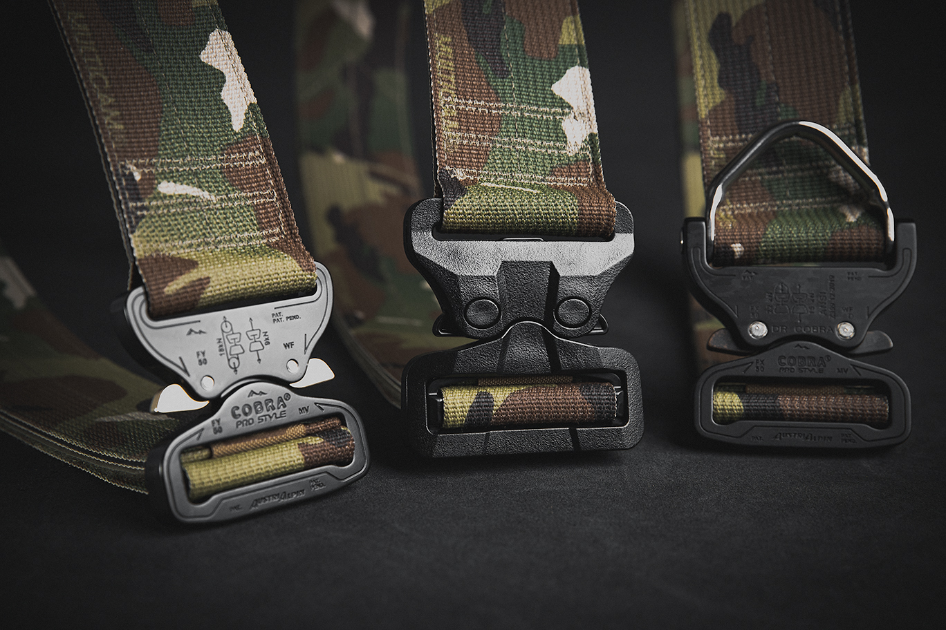 Triple Belt System - High Profile - COBRA® Buckle Options