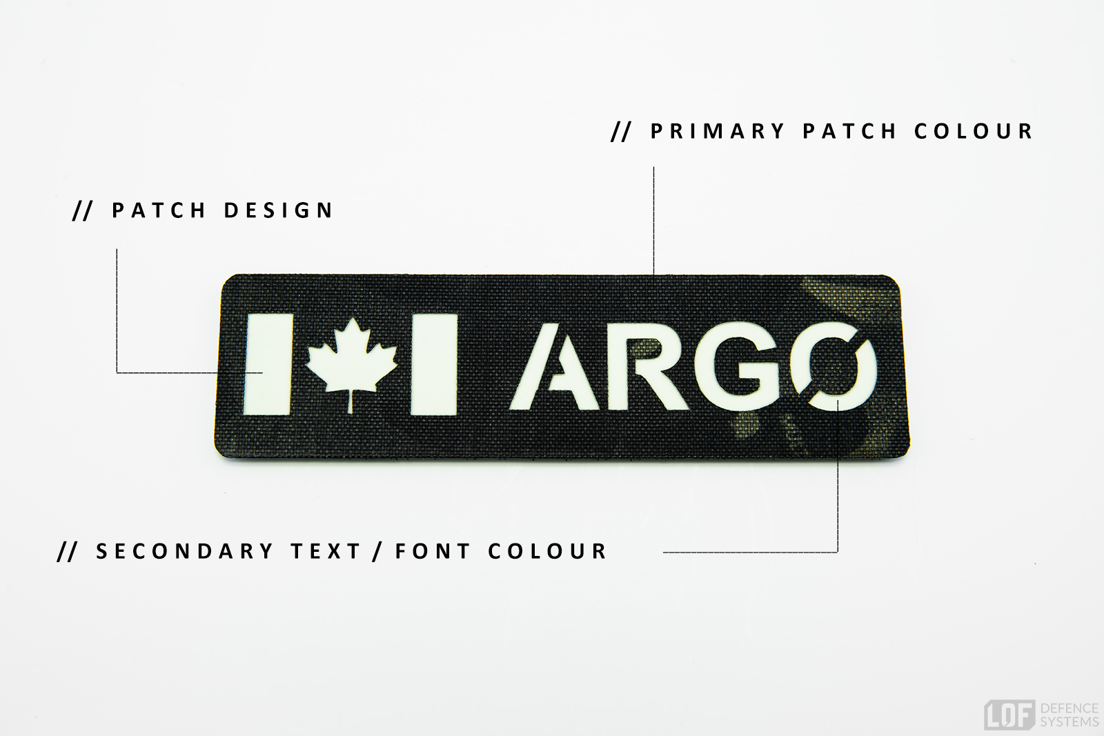 Custom K9 Name Patch Design & Layout Options
