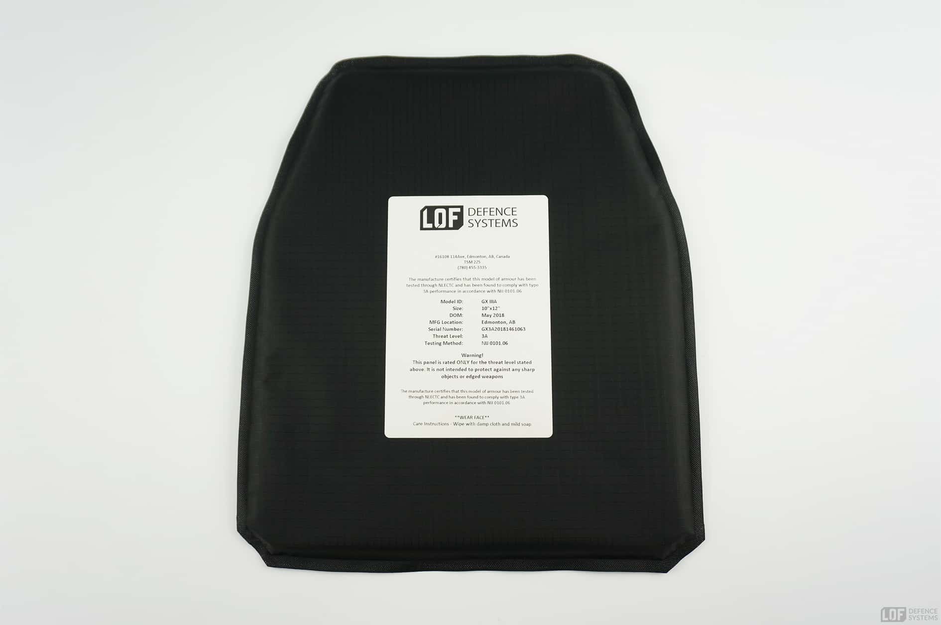 LOF Defence GX Plate Backer